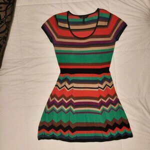 BCBGMaxAzaria Silk Blend Knit Dress Size M